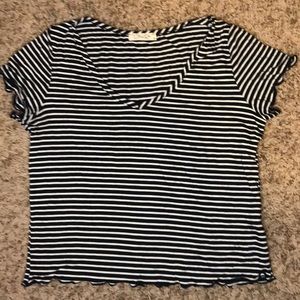 a like new Olivia Rae stripped shirt